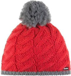 Eisbär Gestricktes Kinder Beanie Rot