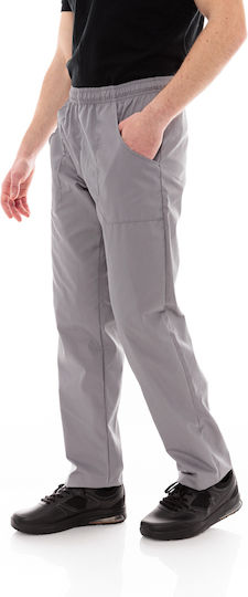Панталон Готвачи Шеф Unisex Сив Три Джоба 612slim Grey