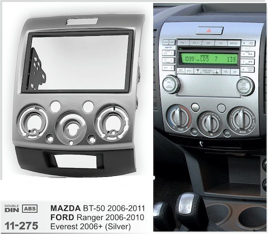 Car Stereo Frame Kit for Ford Ranger Mazda BT-50 2006-10 DIN Fascia Panel