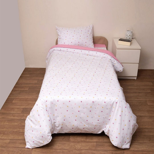 Viopros Pink Fitted Baby Sheets 120x160cm Viopros Pink Fitted Baby Sheets 120x160cm