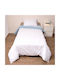Viopros Baby Sheets Set Cradle Cotton Light Blue 80x100cm 2pcs