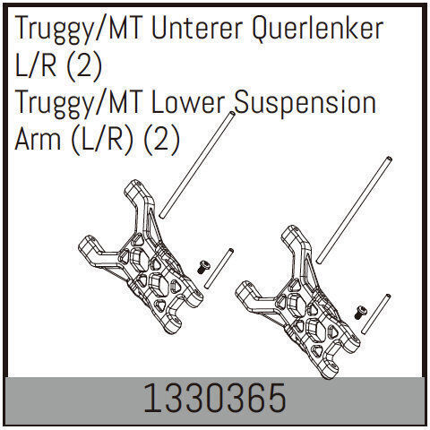 Absima Truggy Mt Lower Suspension Arm L R 2 Absima