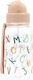 Tutete Детско Пагури Пластмасов с Сламка Funny Letters 500ml