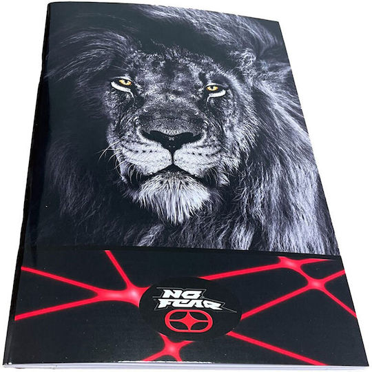 No Fear Caiet Cu dungi B5 40 de Foi Lion 1buc