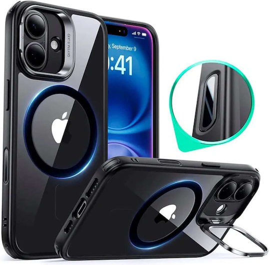 ESR Classic Hybrid Umschlag Rückseite Metallisch Transparent (iPhone 16)