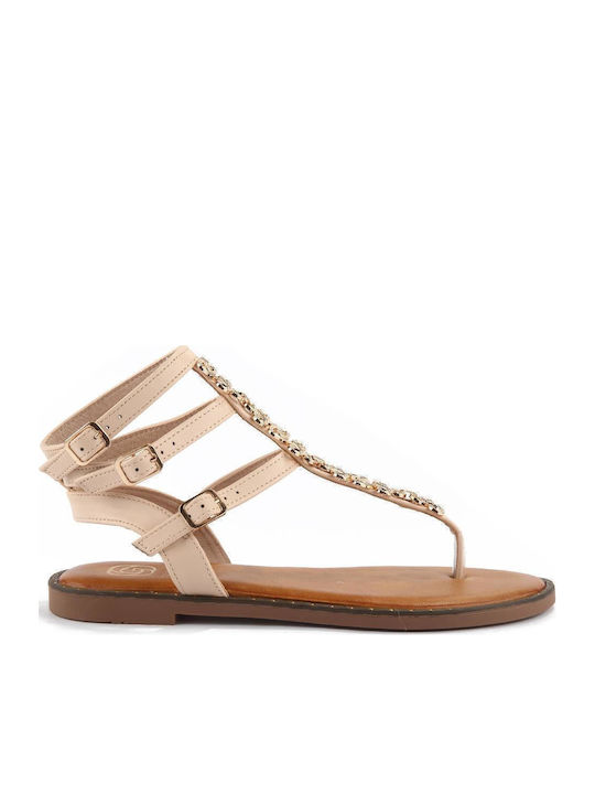 Fshoes Γυναικεία Σανδάλια Μπεζ