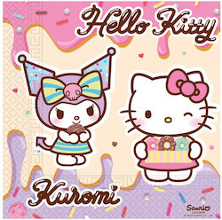 Χαρτοπετσέτες Hello Kitty & Kuromi 20 Τεμ Χαρτοπετσέτες Hello Kitty & Kuromi 20 Τεμ