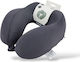 Forecast Memory Foam Travel Pillow 28x26x12cm Gray