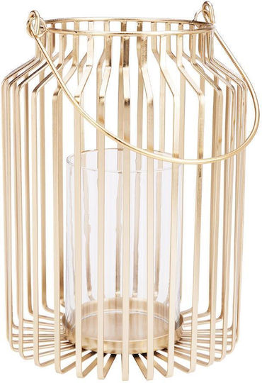 Koopman Laterne Metallisch Gold 20x20x29cm 1Stück