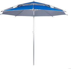 Muhler Strandsonnenschirm 1.90m Blau