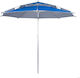 Muhler Faltbar Strandsonnenschirm Durchmesser 1.90m Blau