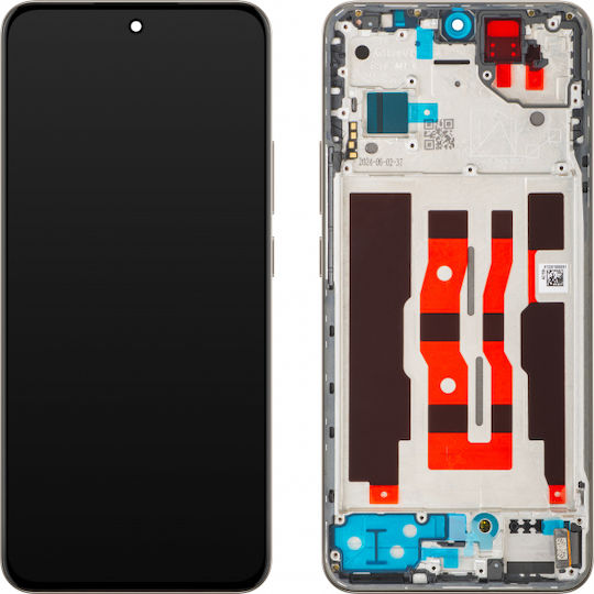 Oppo Οθόνη με Μηχανισμό Αφής για Oppo Reno12 (Ροζ)