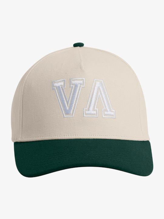 Men's Rvca League Va Pinched Snapback Hat Natural Uvyha00304_wdr0