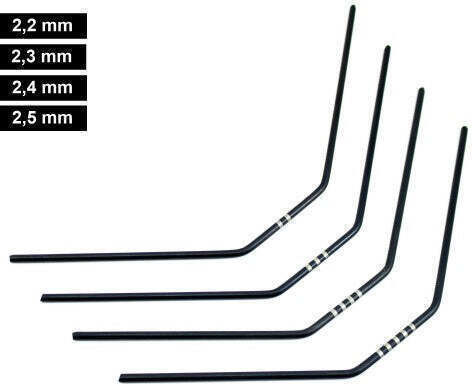 Ultimate Front Anti-roll Bar Set Mugen Associated Xray 4pcs