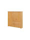 Triple Door Wardrobe Denton Pine 140x35x140cm