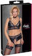Cottelli Collection Sexy Σετ Εσωρούχων με Δαντέλα Ροζ