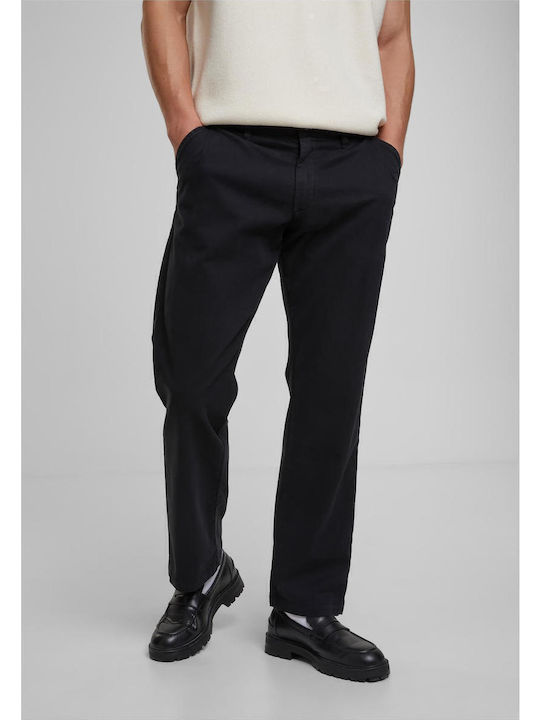 Urban Classics Trousers in Loose Fit Black