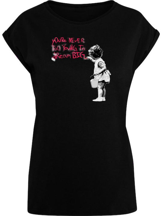 Merchcode Ladies Dream Big Tricou Negru Ss23 Mp...