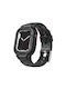 Wiwu Λουράκι Σιλικόνης Μαύρο (Apple Watch 44/45/46mm/Ultra 49mm)