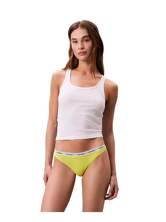 Calvin Klein Women's String Kewl Lime Calvin Klein Women's String Kewl Lime