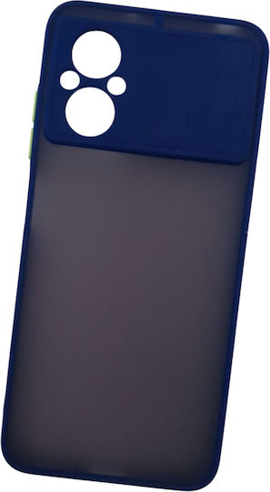 Naxius Rubber Frame Задна корица Син (Poco M4 5G)