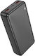 Borofone BJ56A Power Bank 20000mAh 22.5W Μαύρο