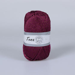 Madame Tricote Paris Tena Mixed Burgundy Irides...
