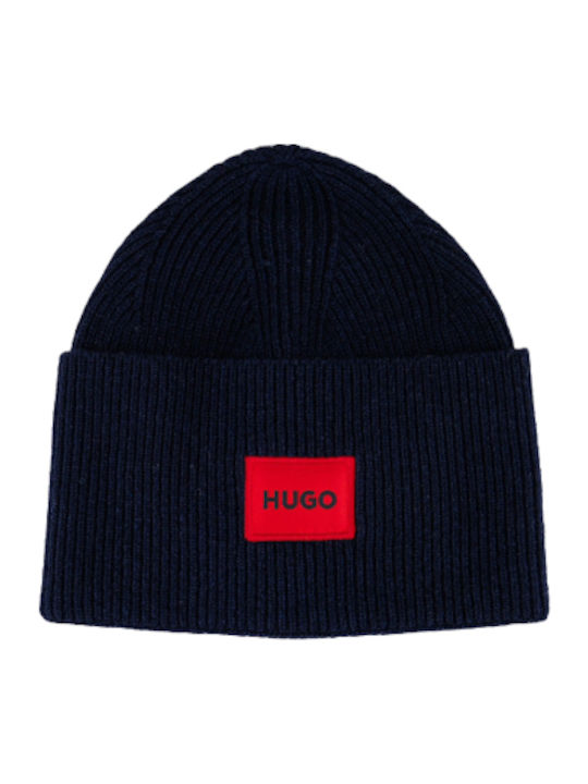 Xaff 6 Beanie Unisex Beanie Knitted in Blue color