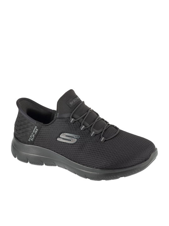 Slip-ins Summits Diamond Women's Canvas Slip-Ons Black