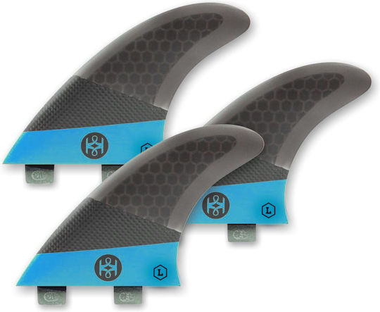 Φινάκια Surf Koalition Thruster Carbon Fcs 3τμχ 0107-21060