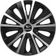 Versaco Car Hubcap Set Rapide with Daihatsu Emblem 16" 4pcs Silver