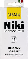 Mr & Mrs Fragrance Car Refill Air Freshener Air Vent Niki Strawberry / Vanilla