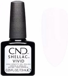 CND Shellac Ημιμόνιμο Βερνίκι Νυχιών White Glov...