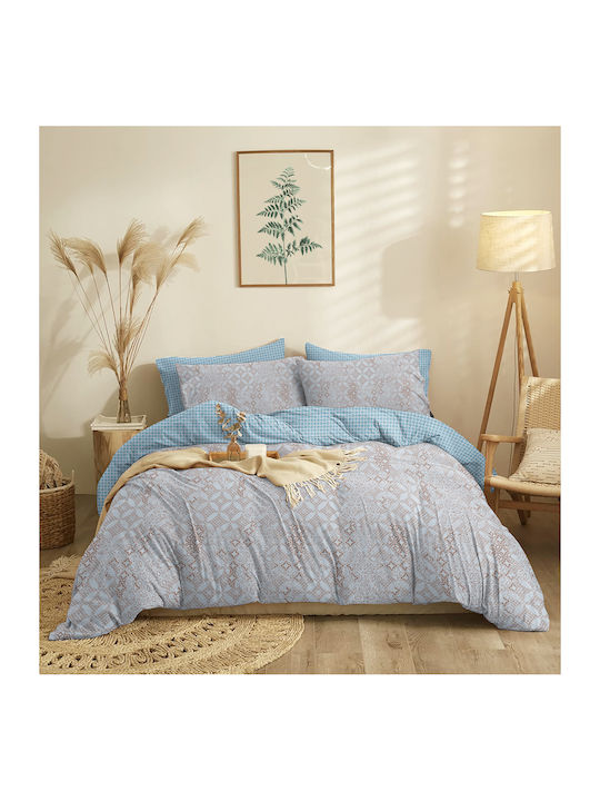 Cokitex Marta Dante Σετ Σεντόνια King Size 260x280εκ. Light Blue (4τμχ)