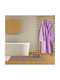 San Lorentzo Bademantel mit Kapuze Lilac 420gr/m²