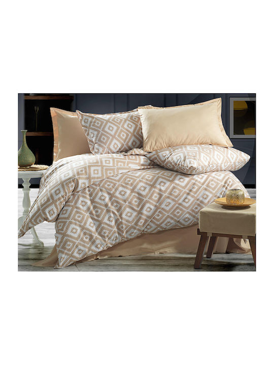 MayHome Σετ Πάπλωμα Μονό 160x240εκ. Γεωμετρικό 2τμχ 350 GSM