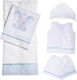 Set Christening Oilcloths Elephant White 2 Pieces
