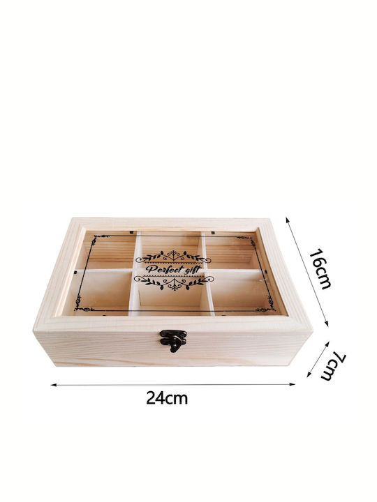 Galifas Wooden Decorative Box 24x16x7cm