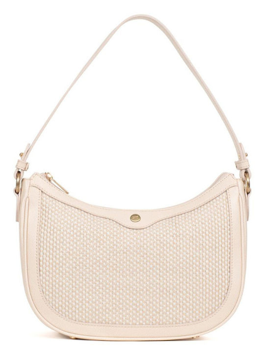 Damentasche Schultertasche Beige