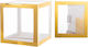 Paper Box for Gift Gold 30x30x30cm.