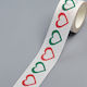 Self-Adhesive Ribbon Hearts Wt23 30mm