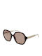 Skechers Women's Sunglasses with Brown Plastic Frame and Brown Polarized Lens SE6358 5752H