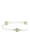 Moero Women's Bracelet with design Eye made of Silver