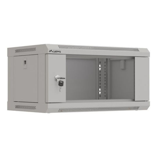 Lanberg Montat pe perete Cabină Rack 4U Gri WF03-5304-10S