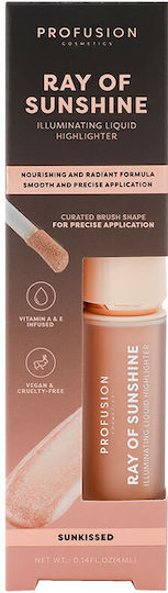 Iluminator Lichid Ray Sunshine Sunkissed Profusion Cosmetics 4 Ml