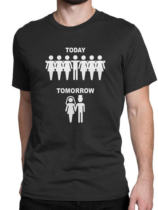 Bachelor Today Tomorrow Unisex T-shirt Μαύρο