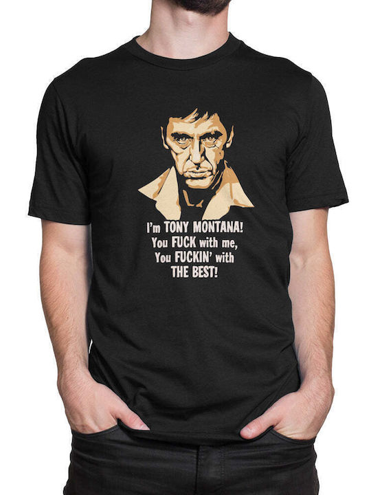 Tony Montana Scarface All Time Classic Unisex T-shirt Μαύρο