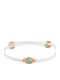Moero Women's Bracelet with design Eye made of Silver Gold Plated