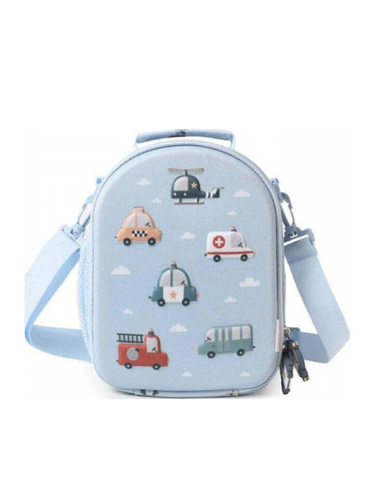 Tutete Schulranzen Rucksack Kindergarten Hellblau mit Flaschenhalter