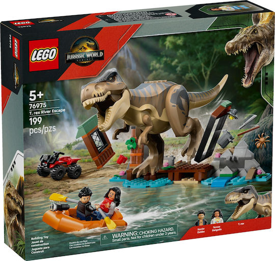 LEGO Jurassic World T.Rex River Escape για 5+ Ετών 199τμχ